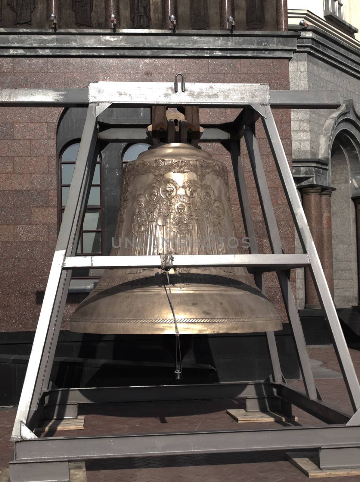 New bell for the Temple On Blood. The city of Ekaterinburg. Russia.