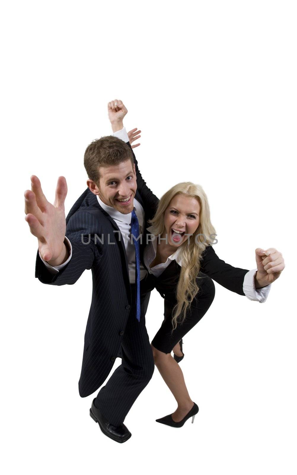 shouting business couple by smagal