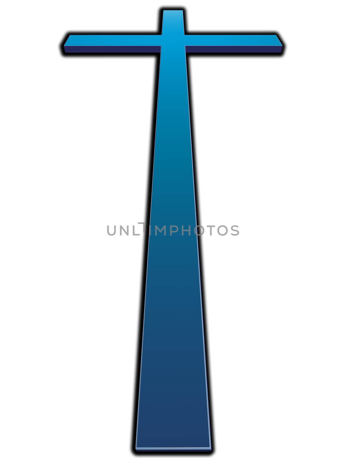 An illustrated image of the cross of the Holy Cross of Jesus.