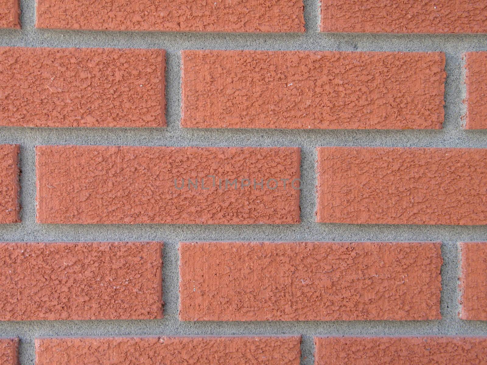 orange bricks background