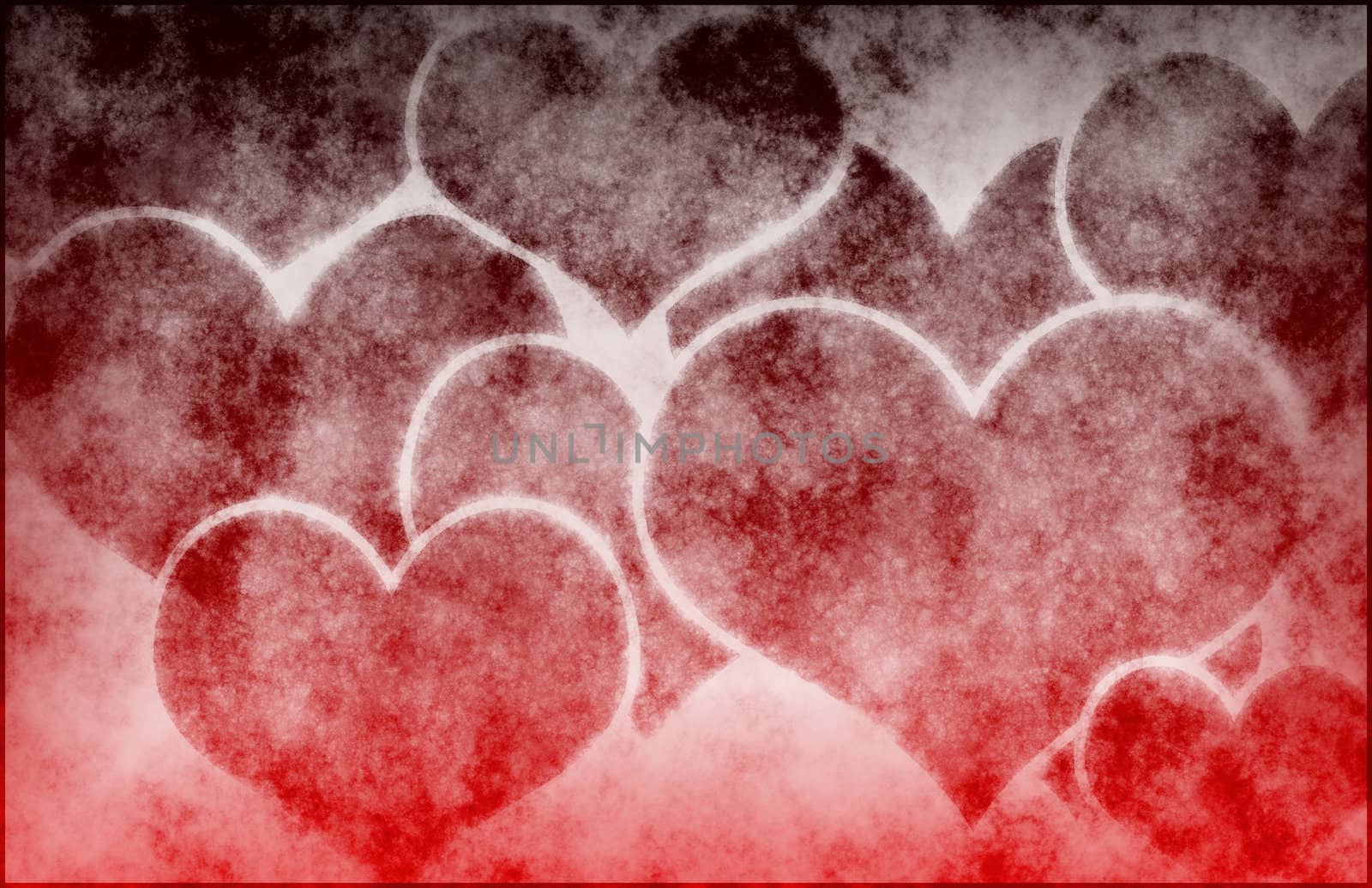 Grunge Love Background Abstract Laid Out Art