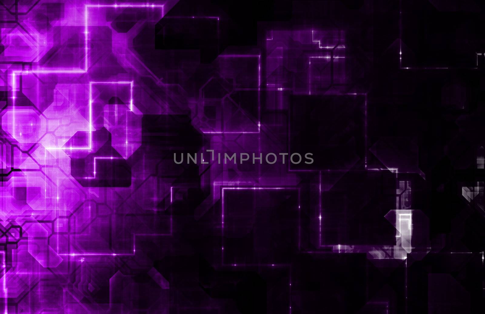 Futuristic Technology Background as an Art Color