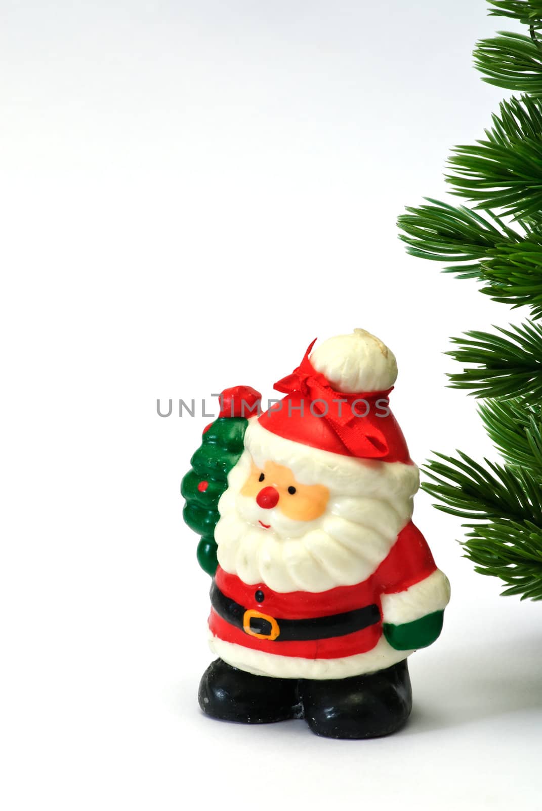 Santa Claus isolated on white