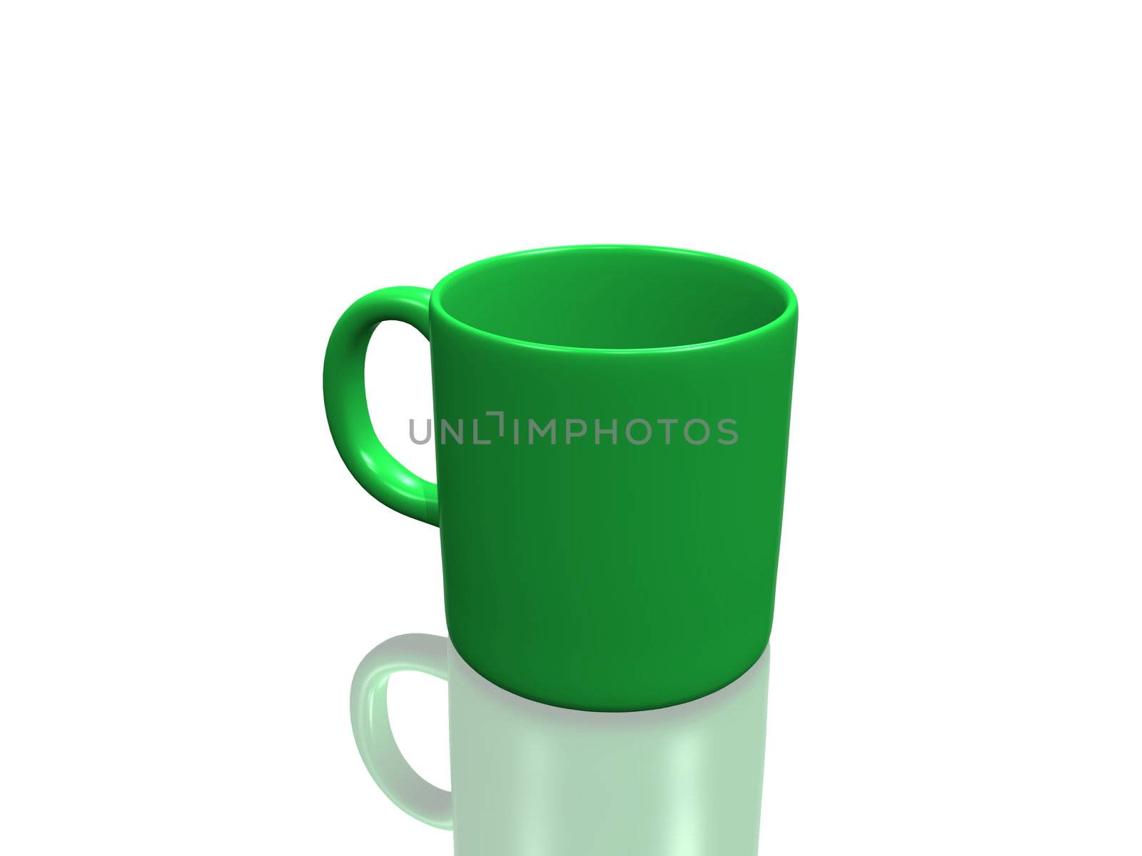 Green Coffee Cup by nmarques74