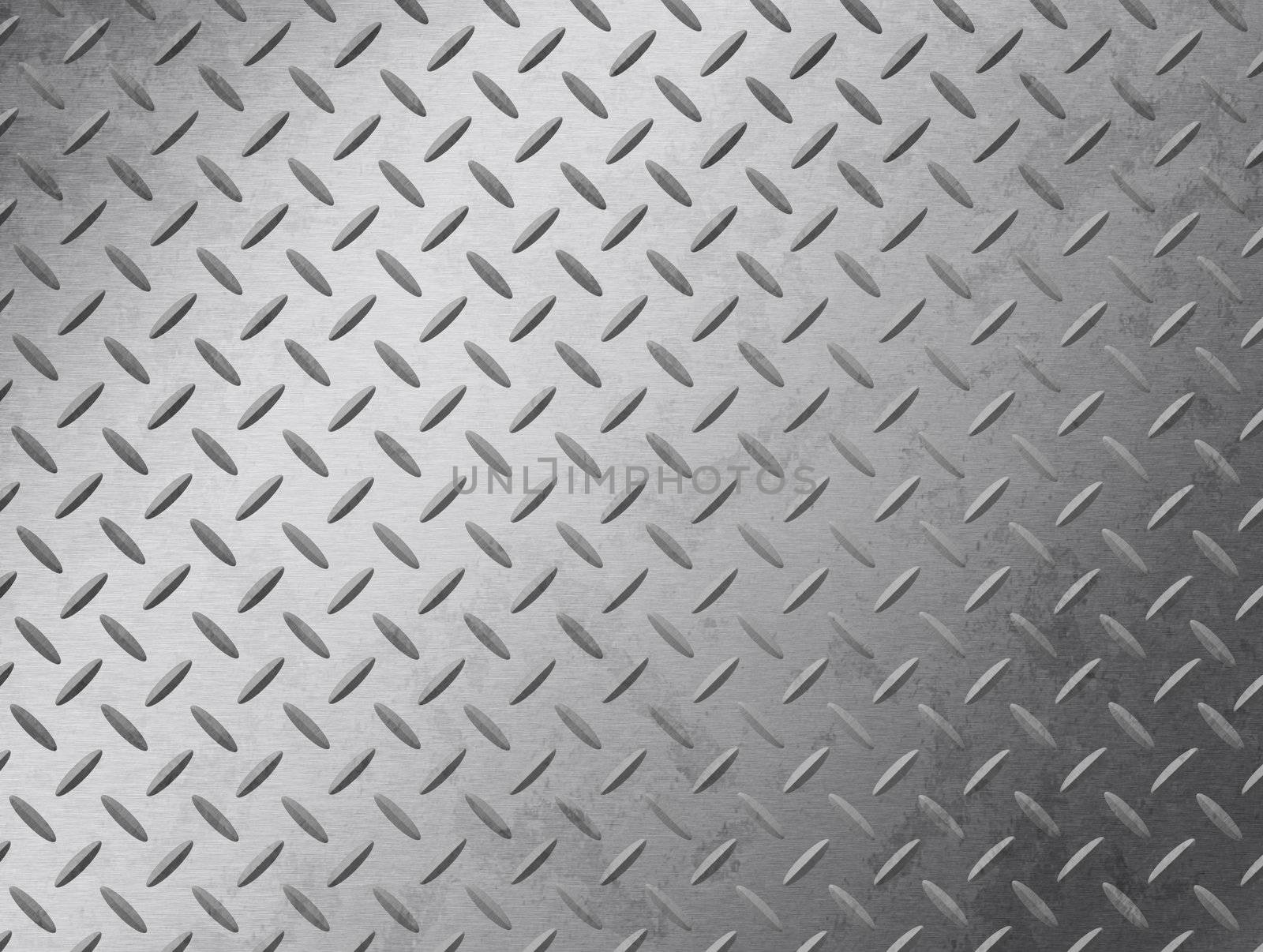 Image of a grungy diamond plate texture.