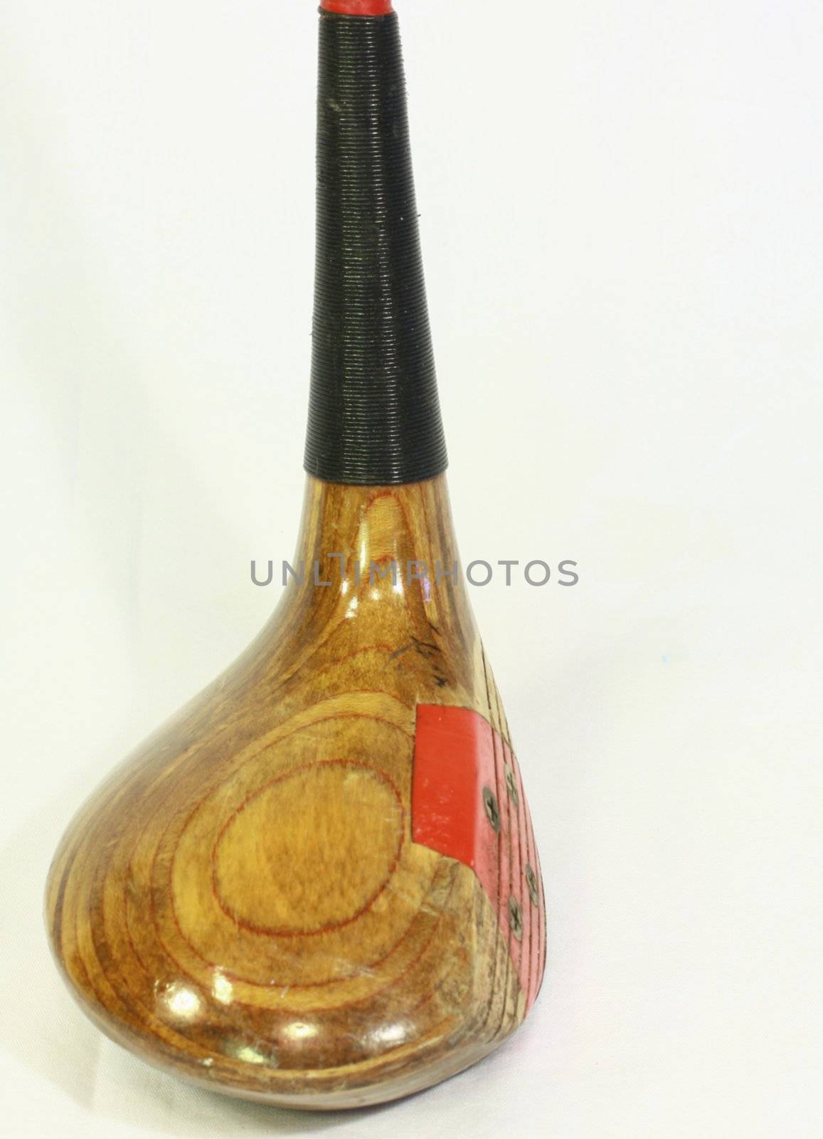 One Antique wooden golf club