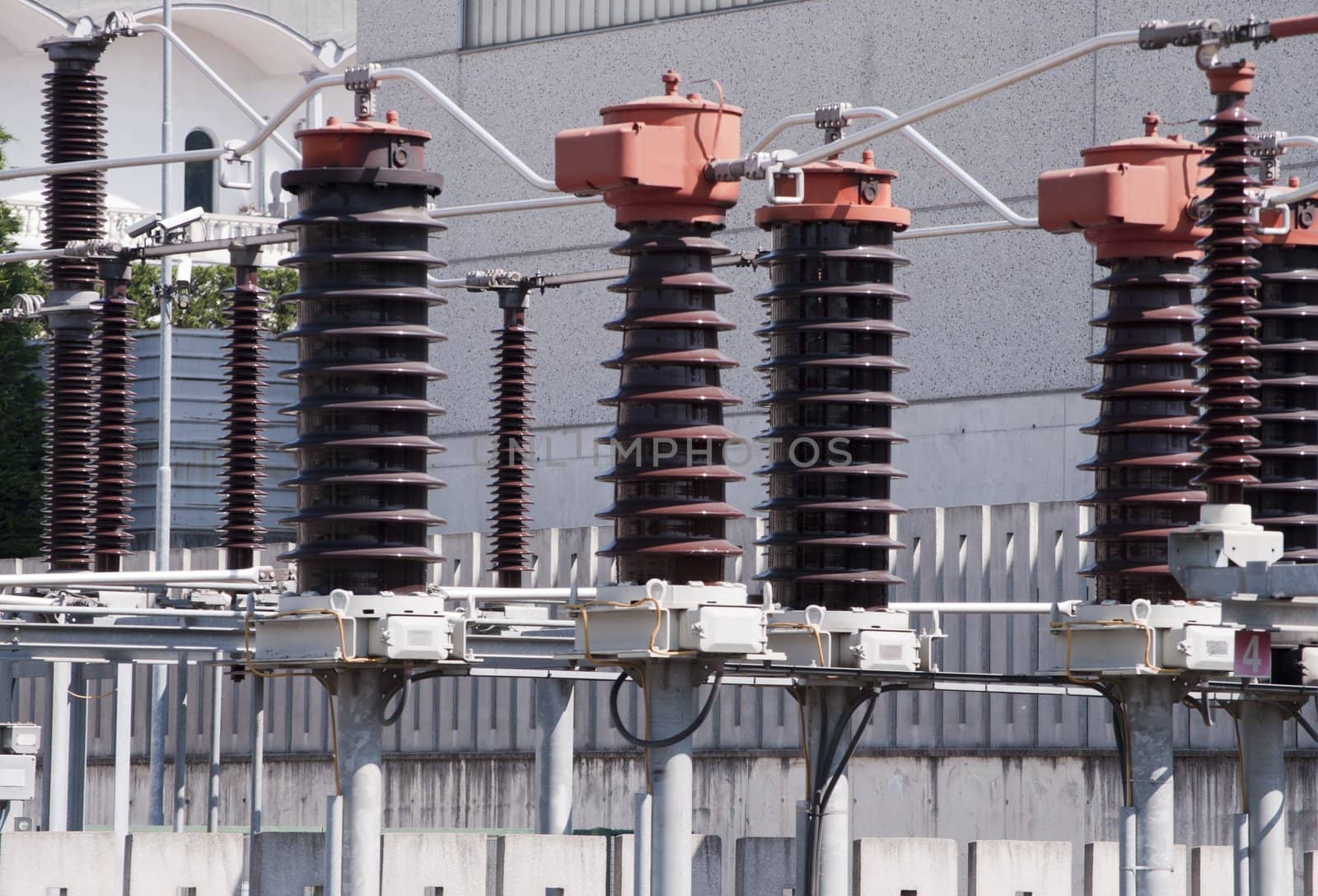 High Voltage Bobbins  of power plant station