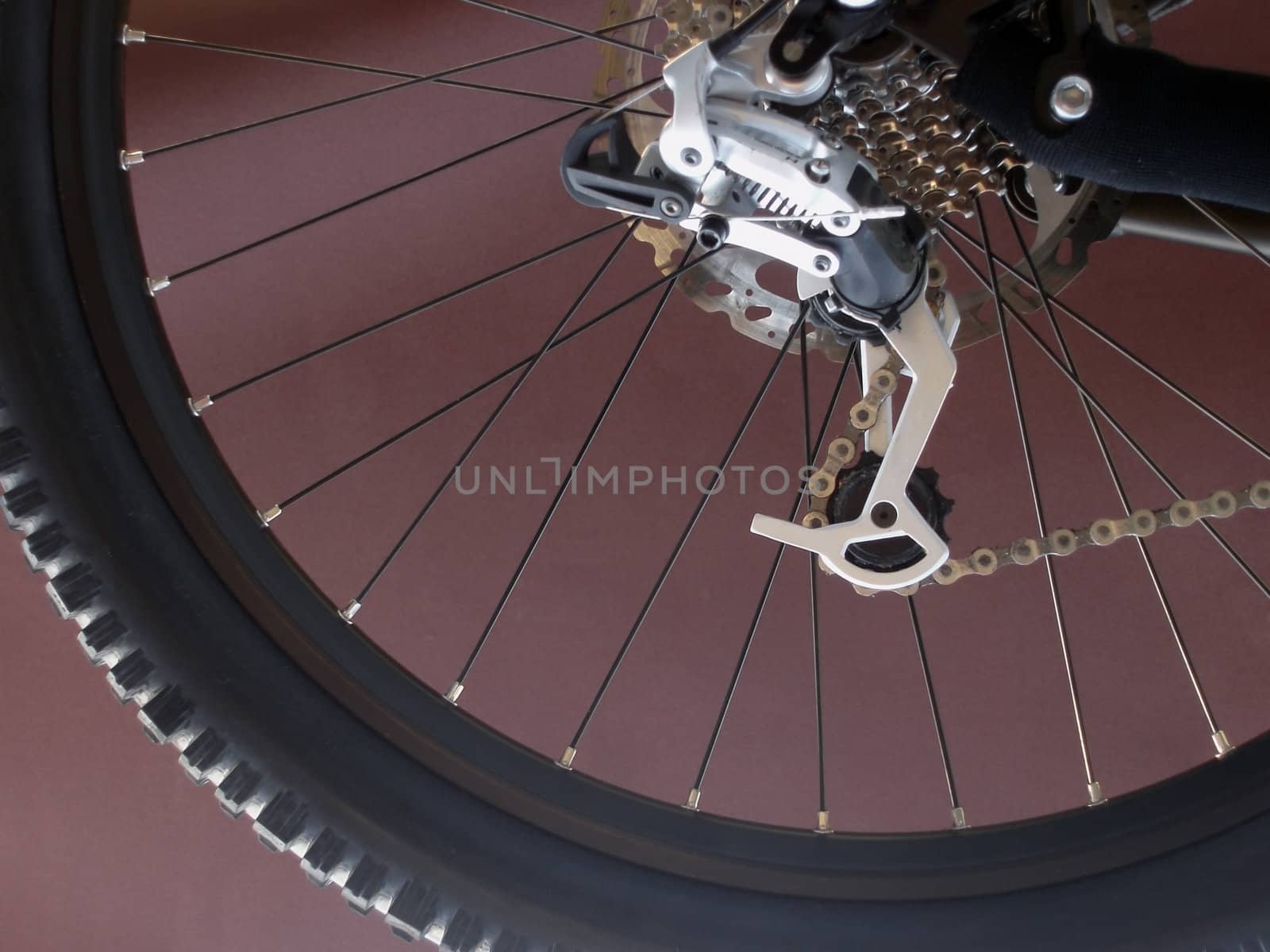a downhill mountainbike gear wheel and gearshift mechanism   