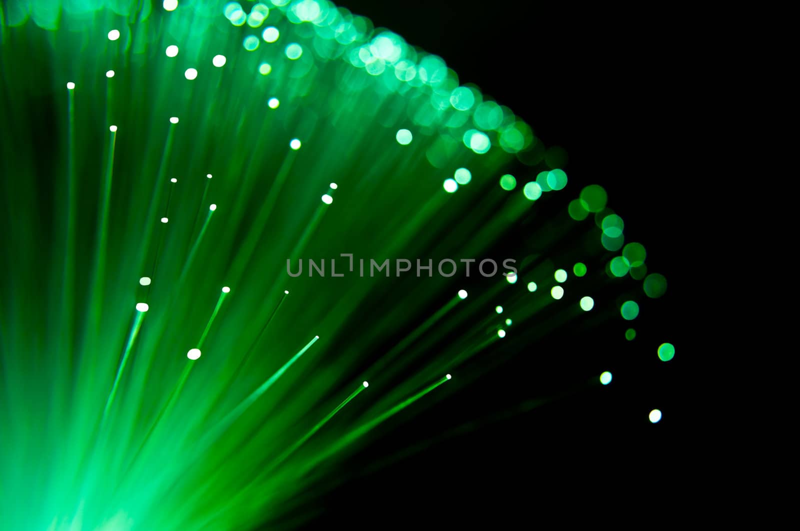 Emerald fibre optic burst. by 72soul