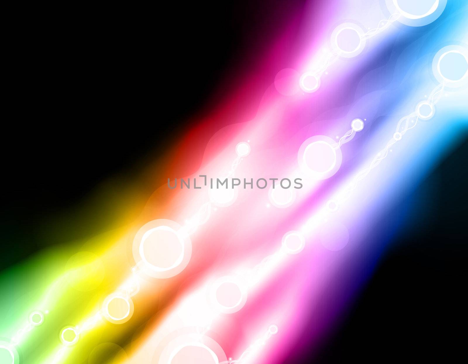 Vector illustration of an electrifying flow abstraction background.