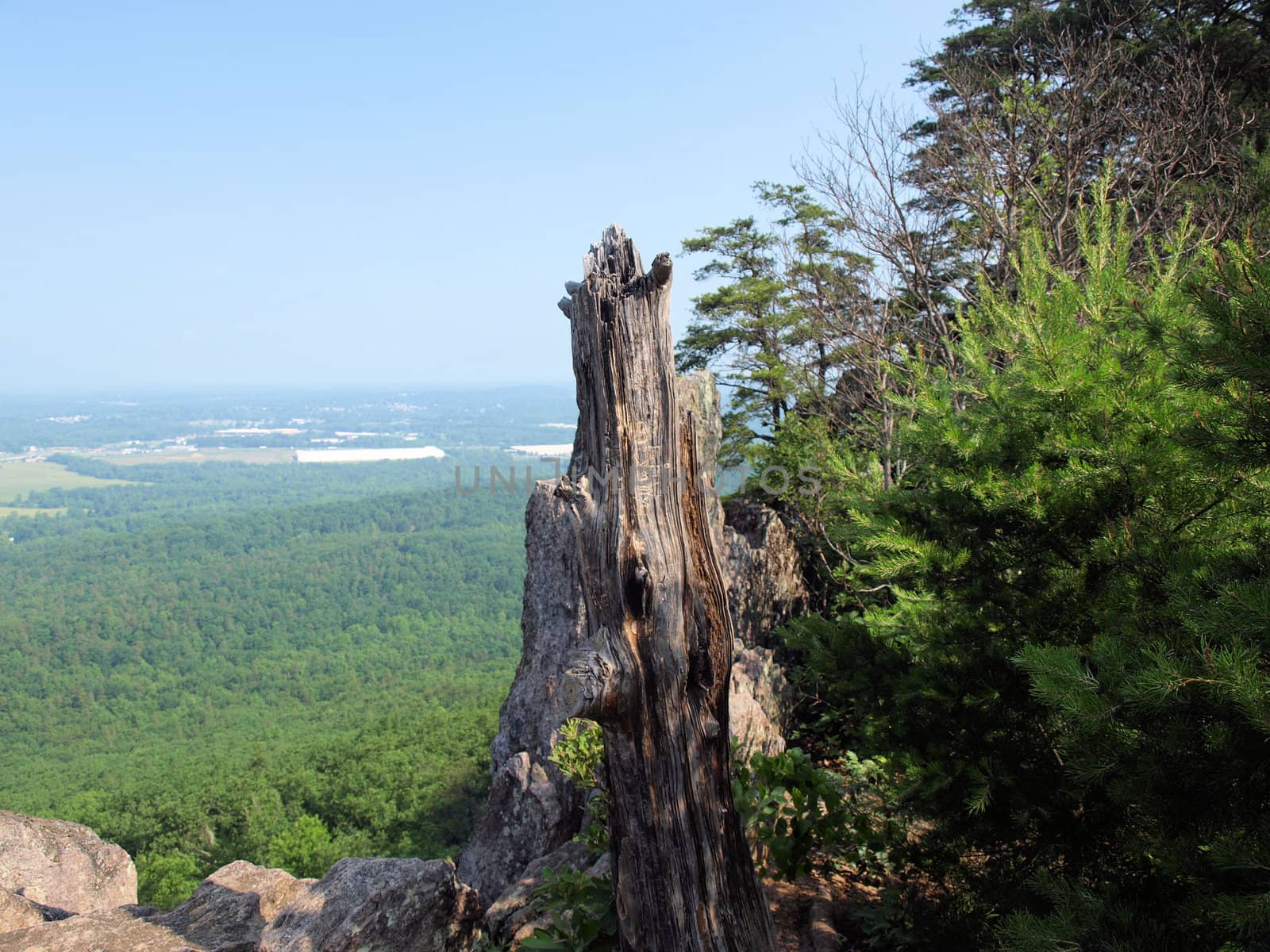 Crowders Mountain State park in North Carolina. Located in Gaston County.