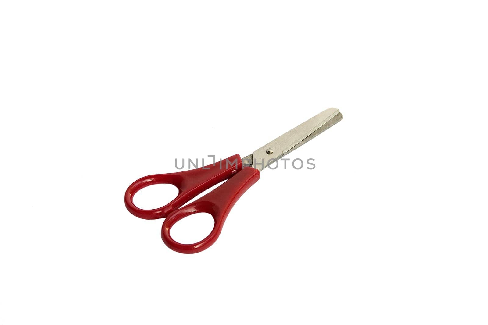 small scissors isolated on white background