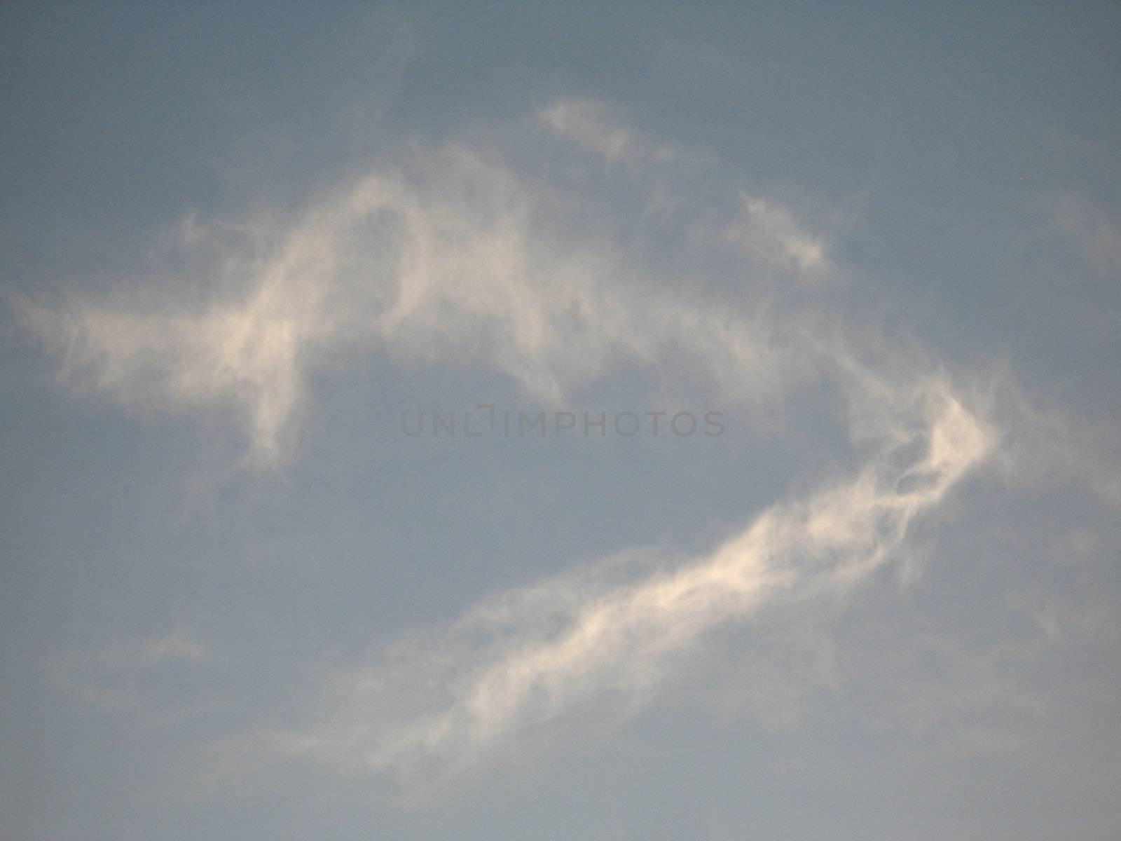 blue sky and white clouds by mmm