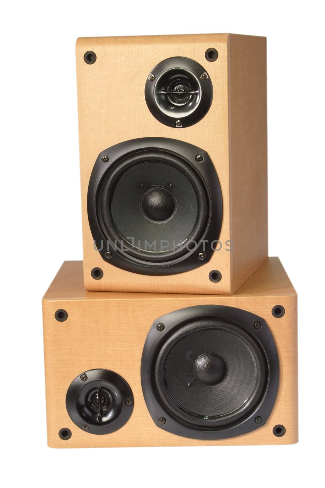 Wooden speaker box by Teamarbeit