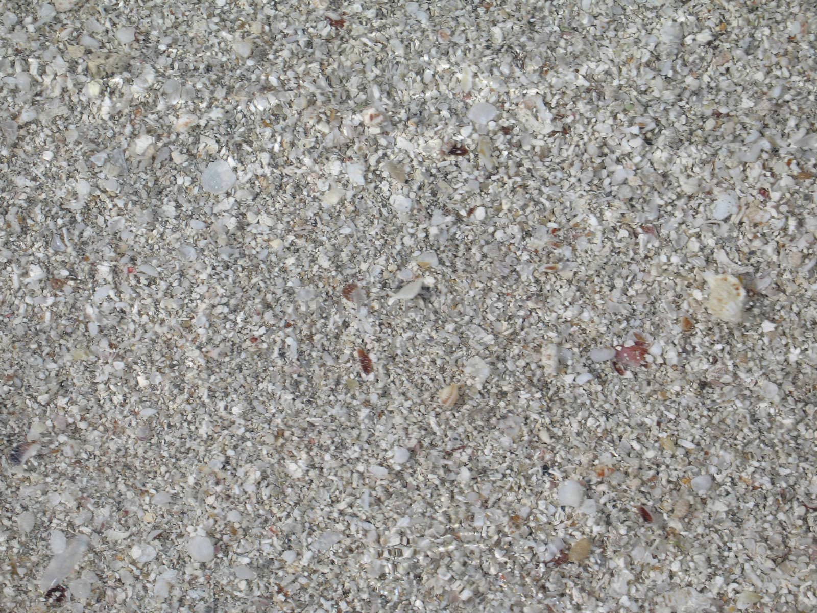 grey beach sand
