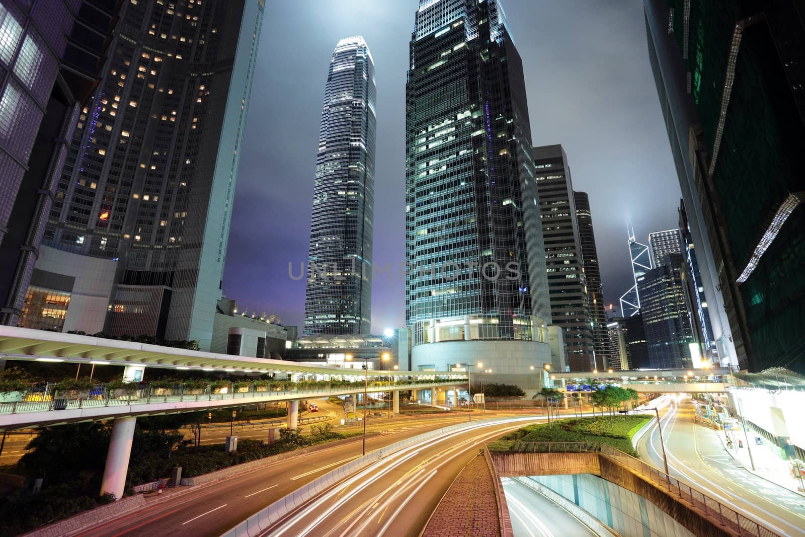 Hong Kong at night
