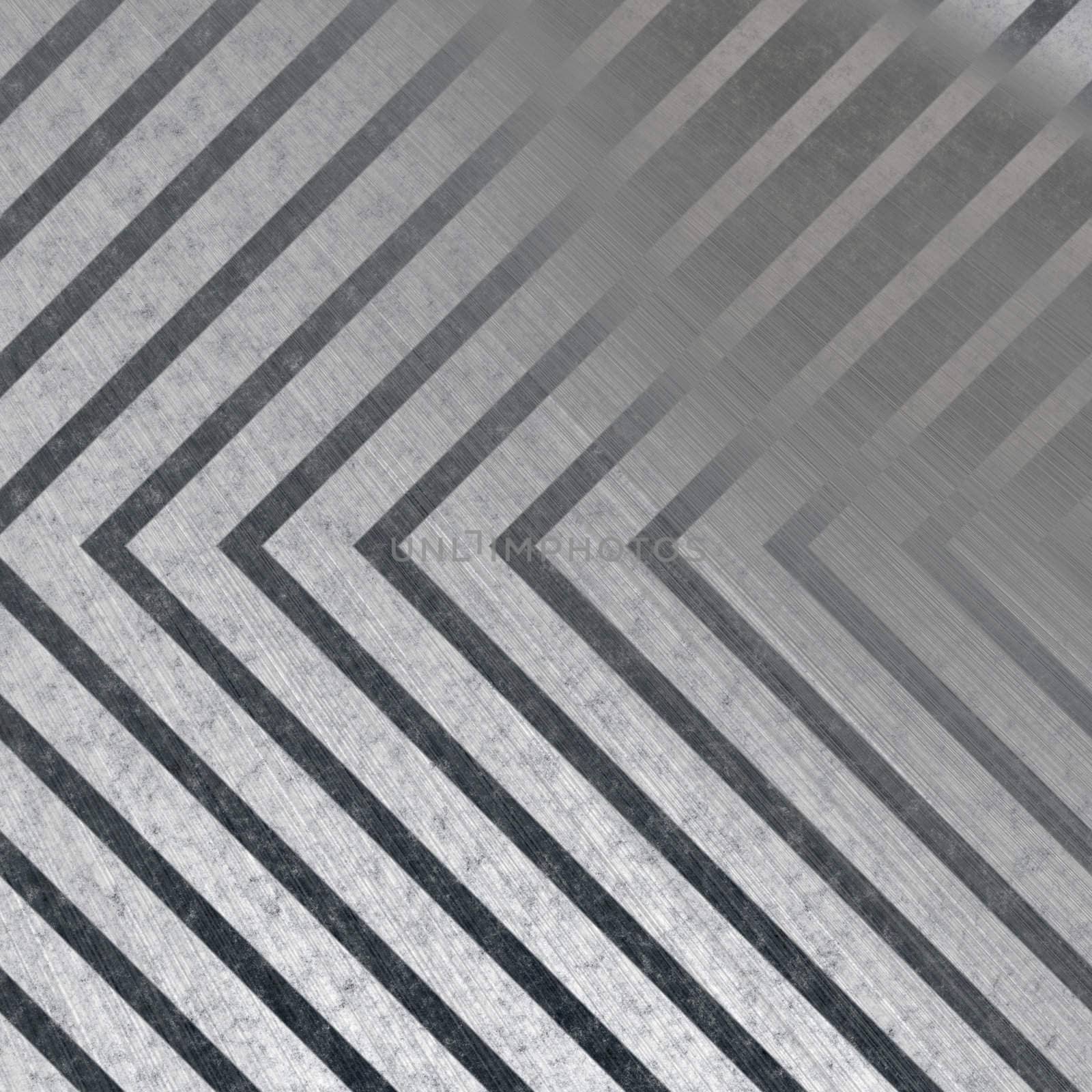 Hazard Stripe Metal by graficallyminded