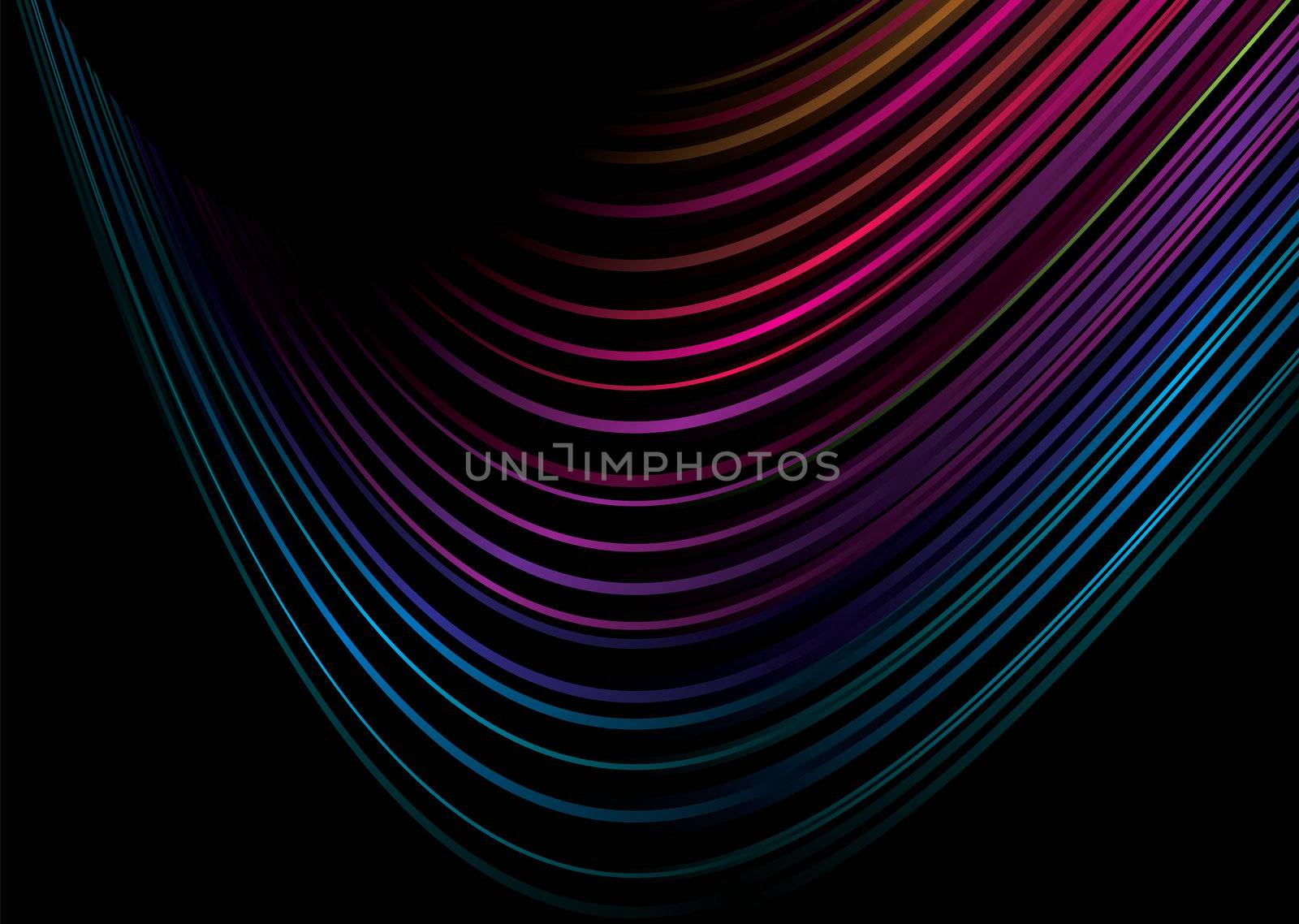Bright colorful rainbow background with room to add your own text