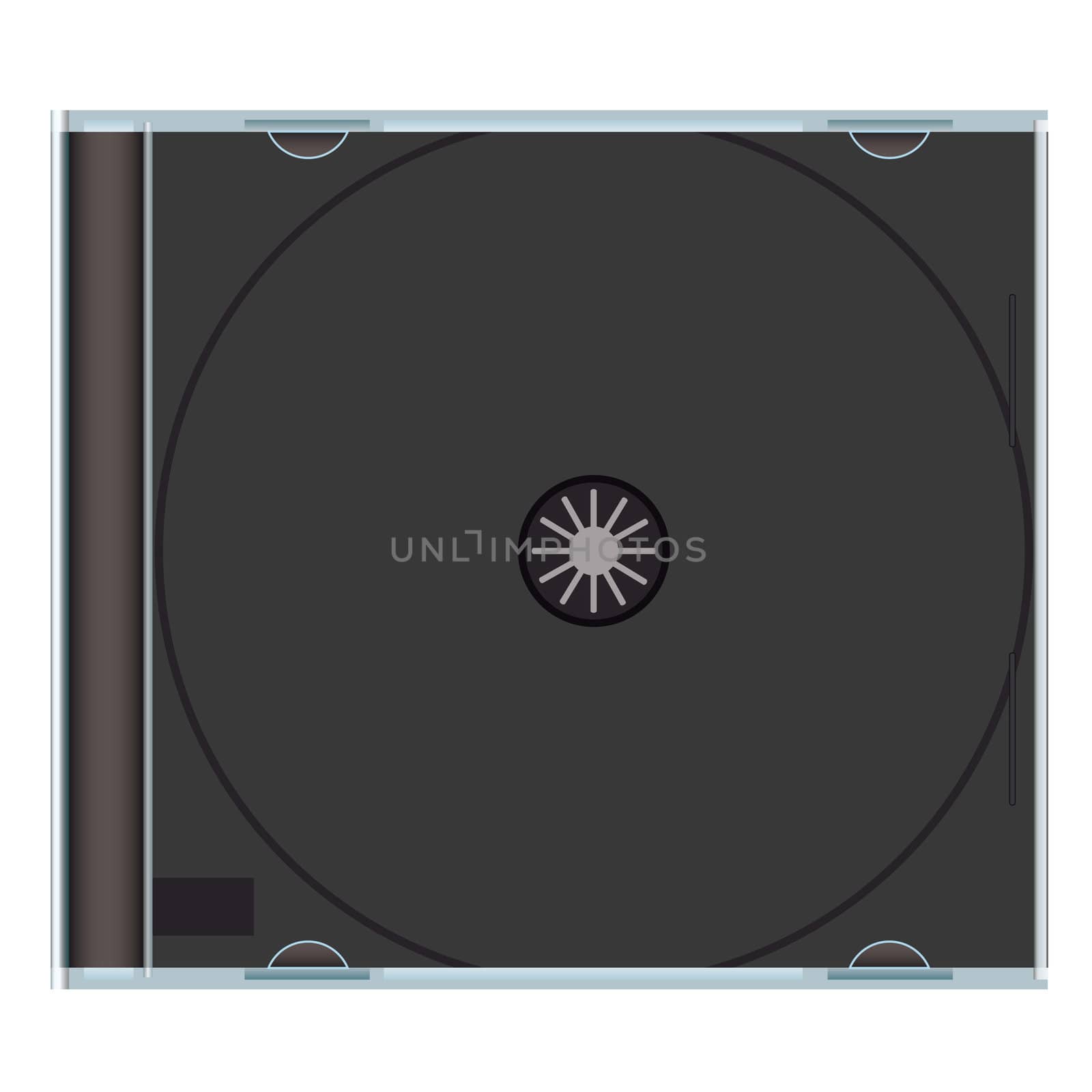 blank cd case black by nicemonkey