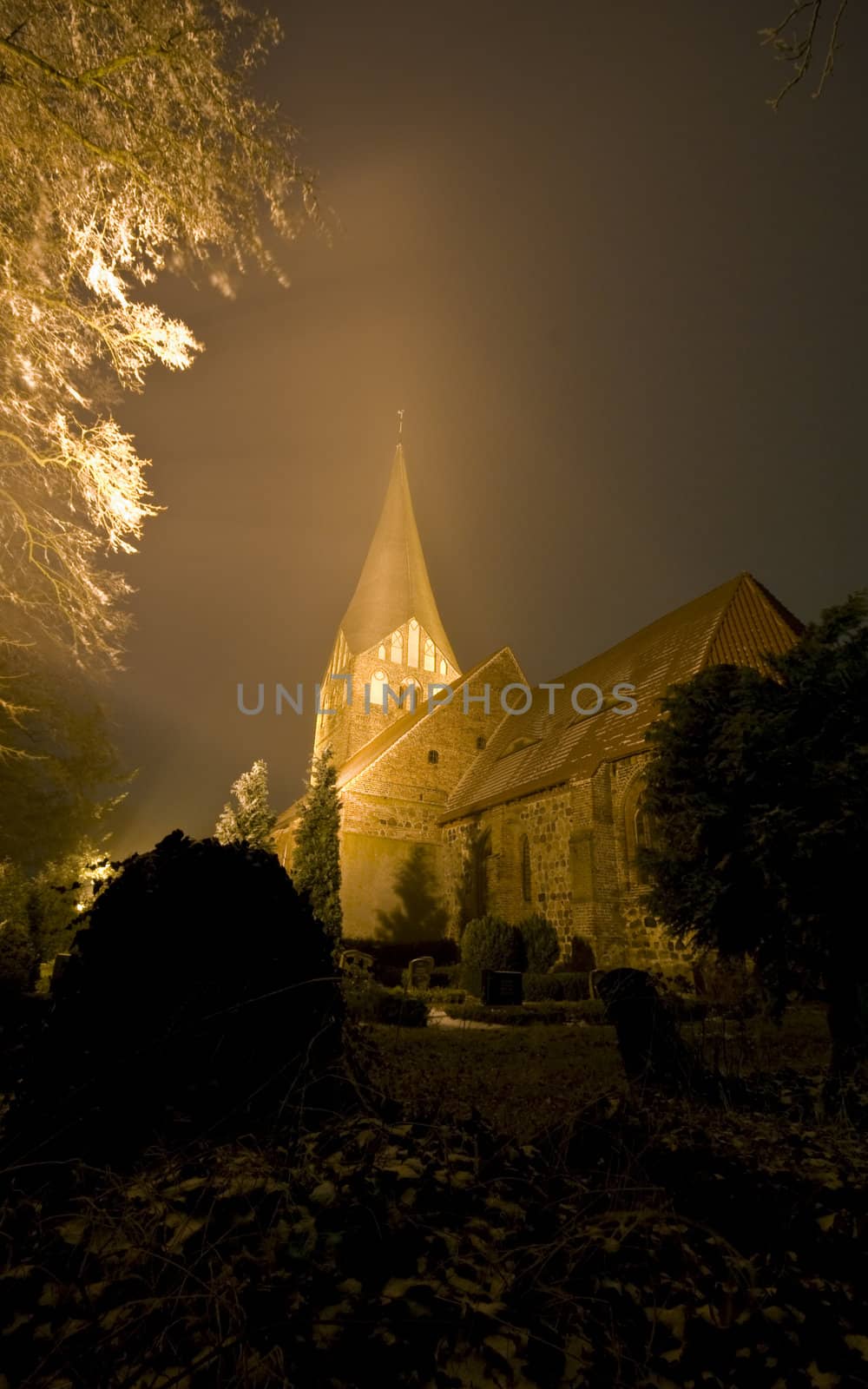 Church at night by Jule_Berlin