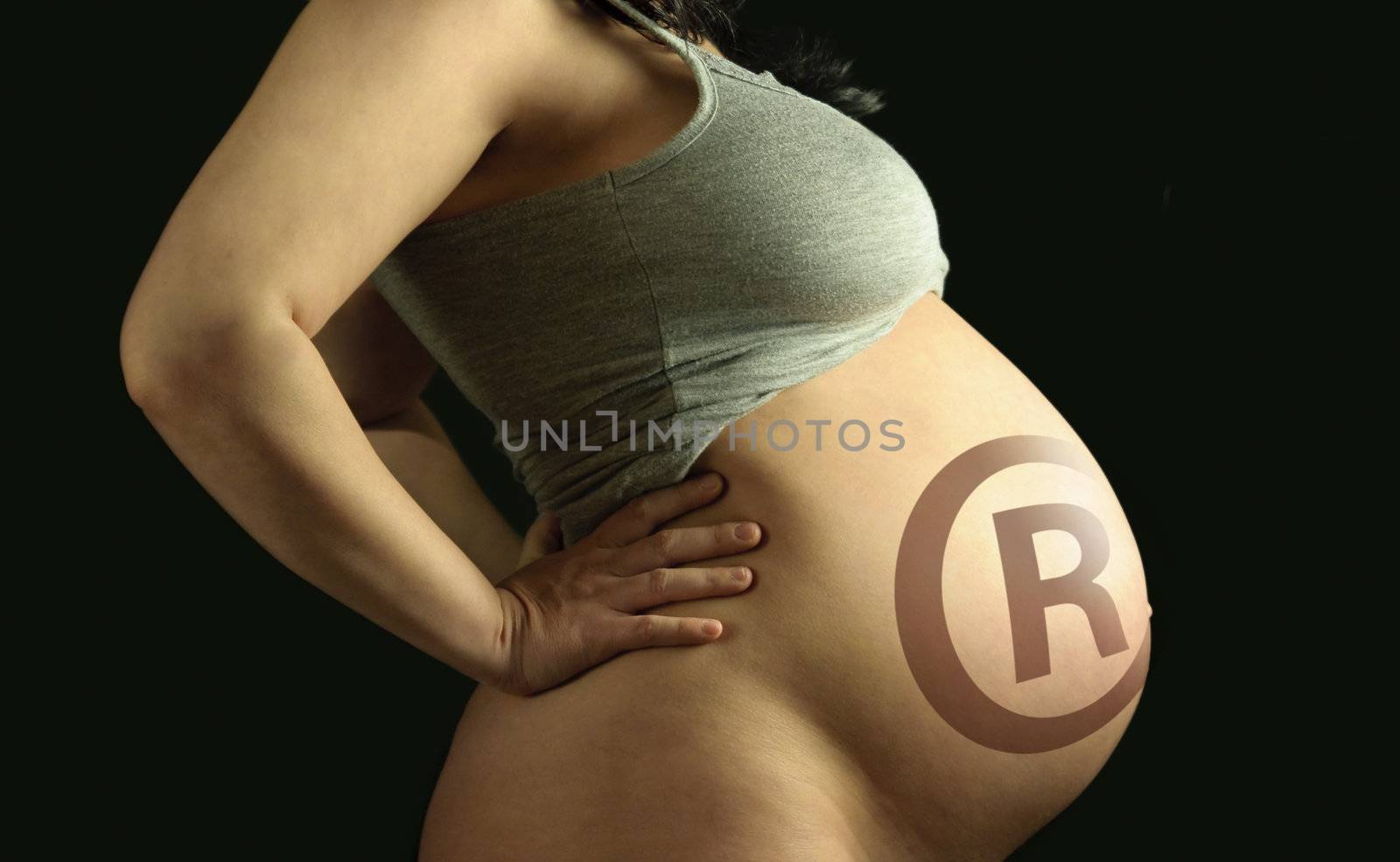 Picture of a pregnant.
