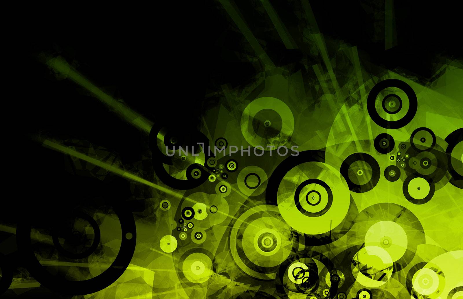 Music Inspired DJ as Abstract Colored Background