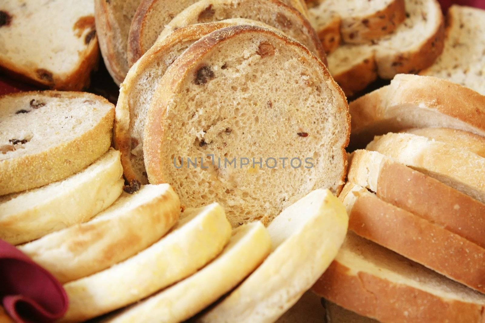 Bread Assorted Variety for a Healthy Breakfast