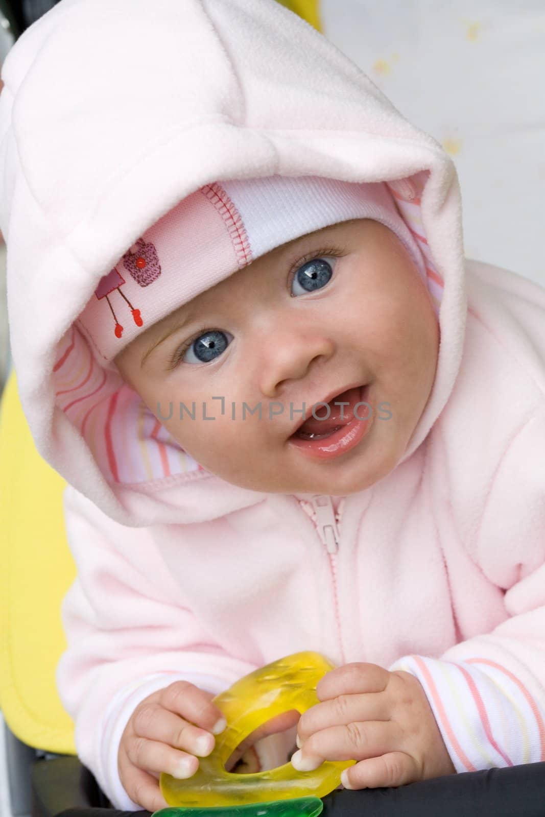 smiling baby by agg