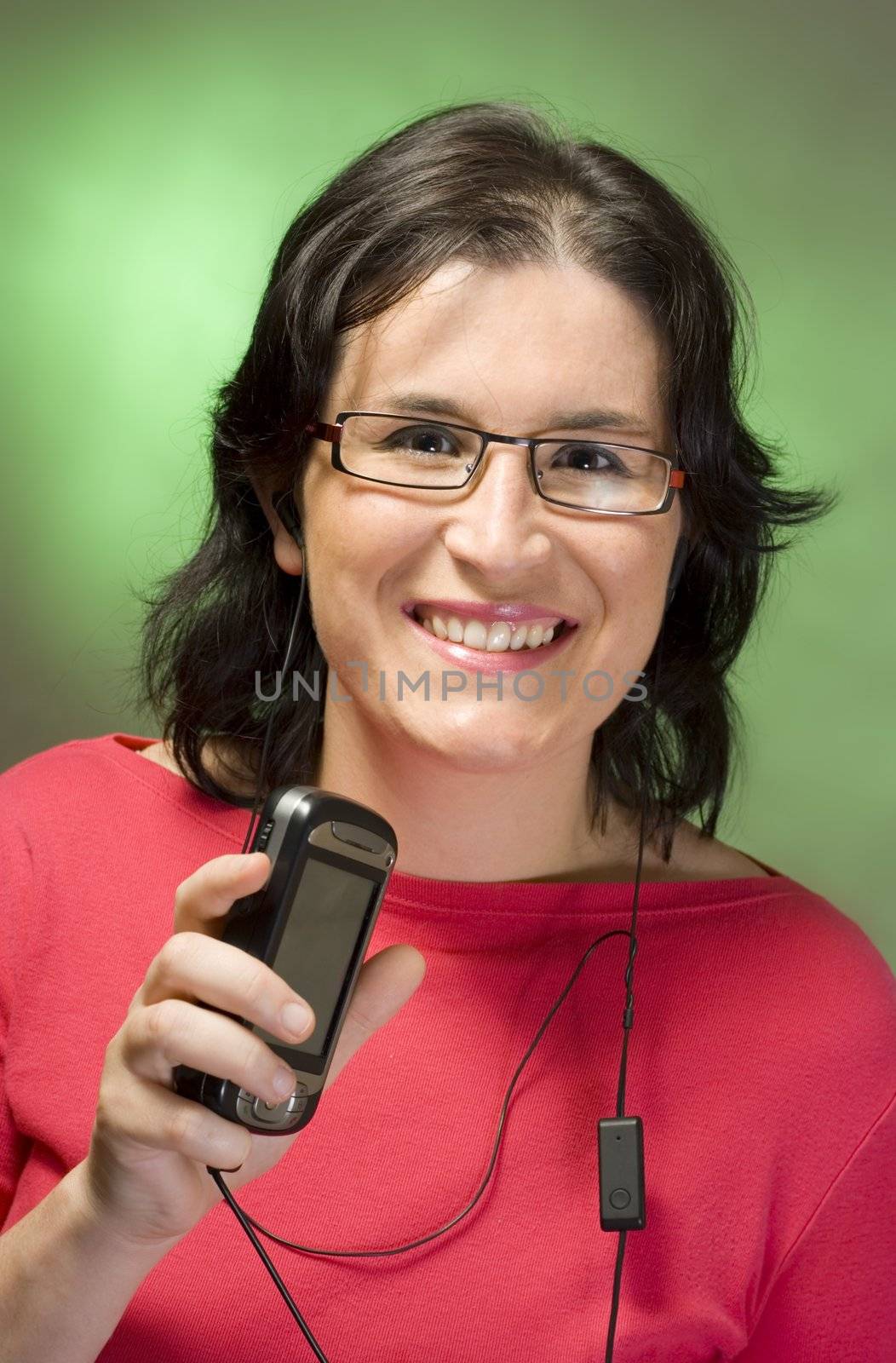 young woman communication technology by Trebuchet