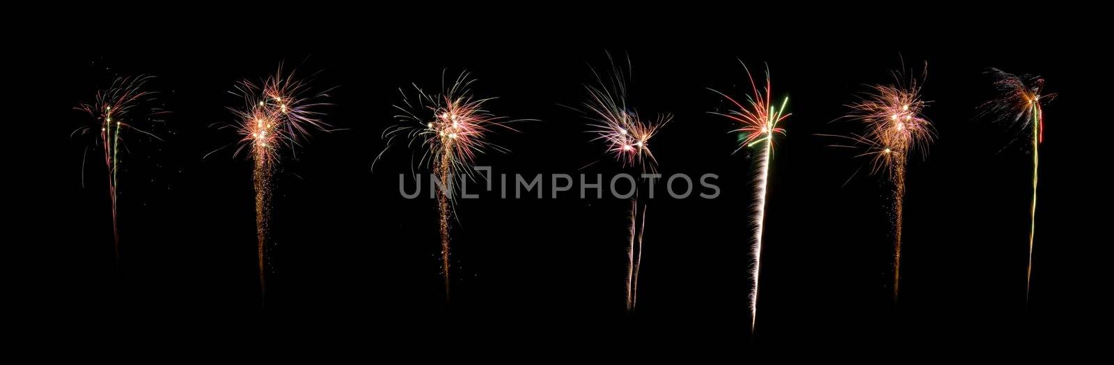 celebration firework panorama by Trebuchet