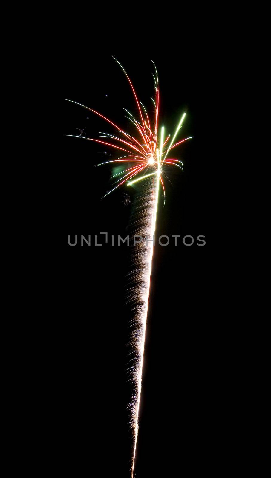 image of an explosion of a firework during a celebration