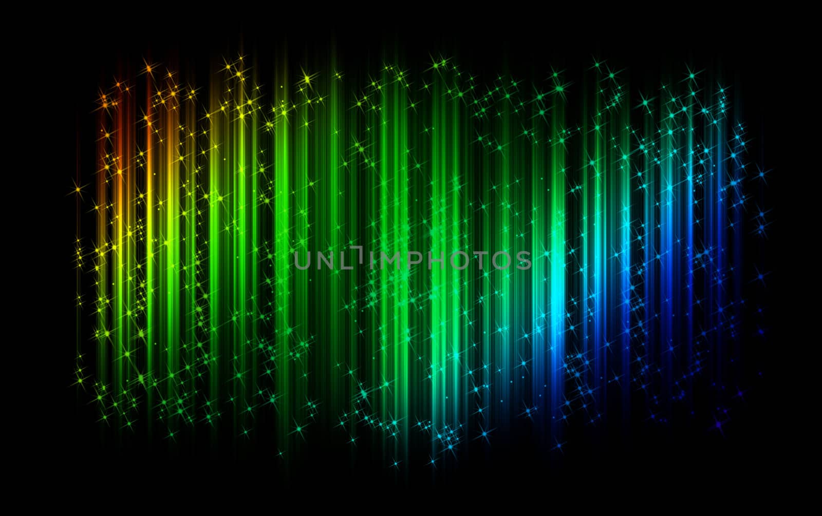 multicolored sparkling abstract wave background
