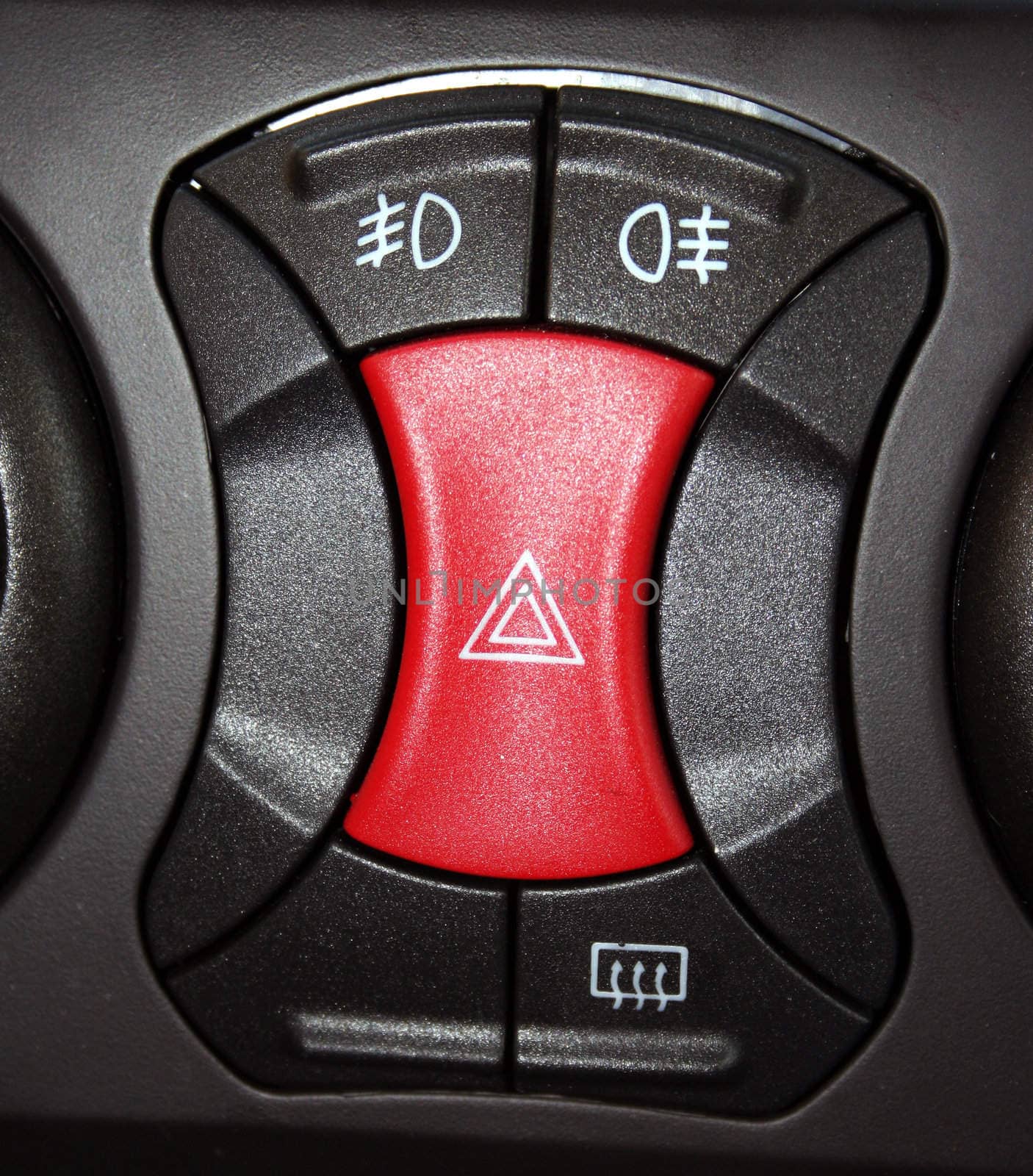 Some buttons from inside the car