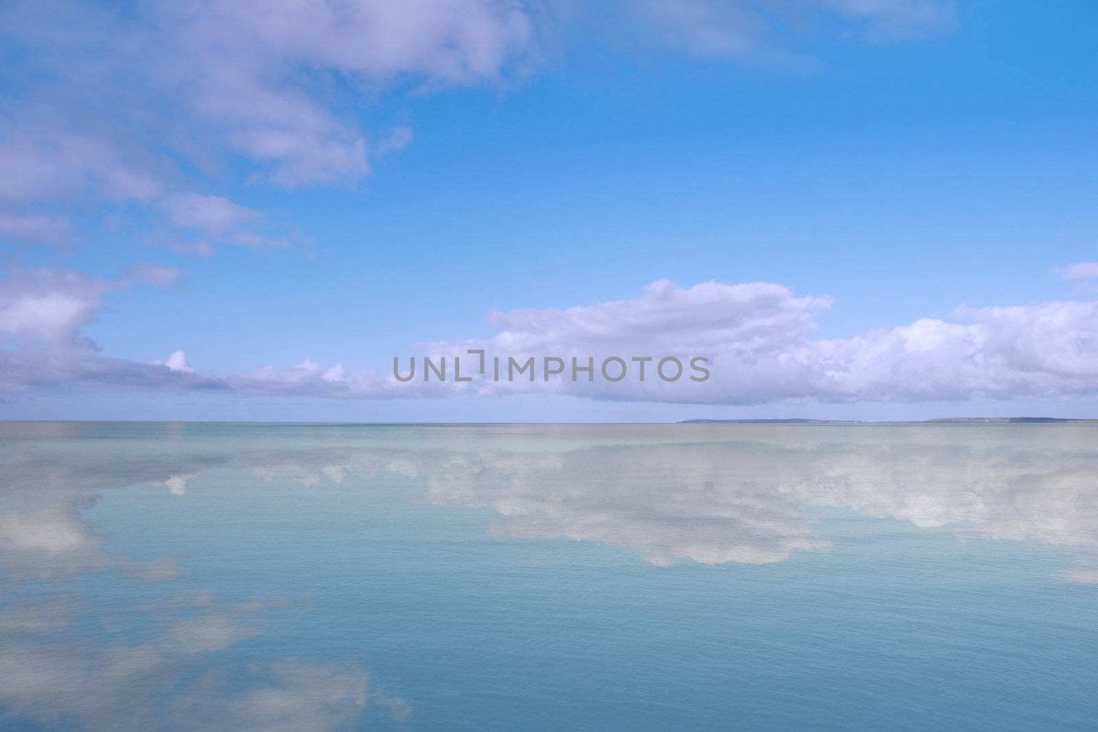 a view of the sea and reflection from ballybunion co kerry ireland