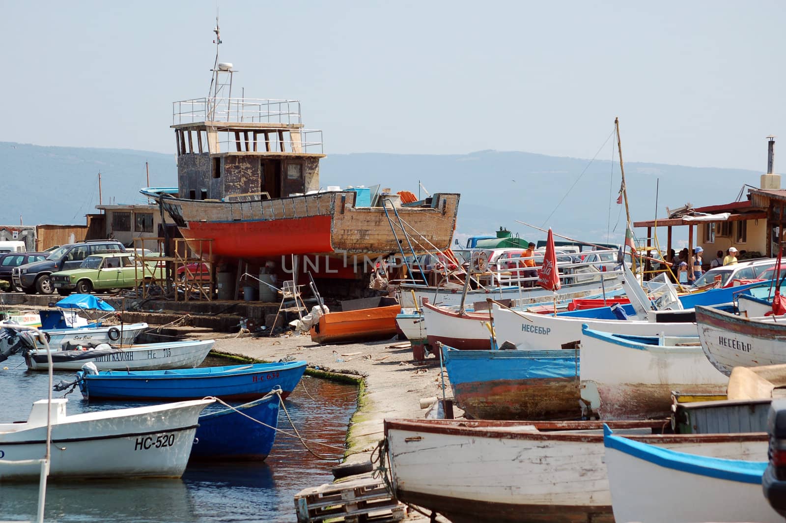 details from harbour in Nessebar 2