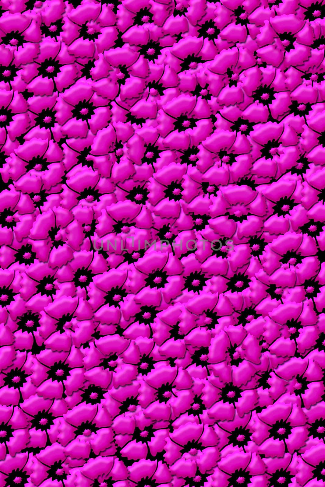Pink flower pattern by weknow