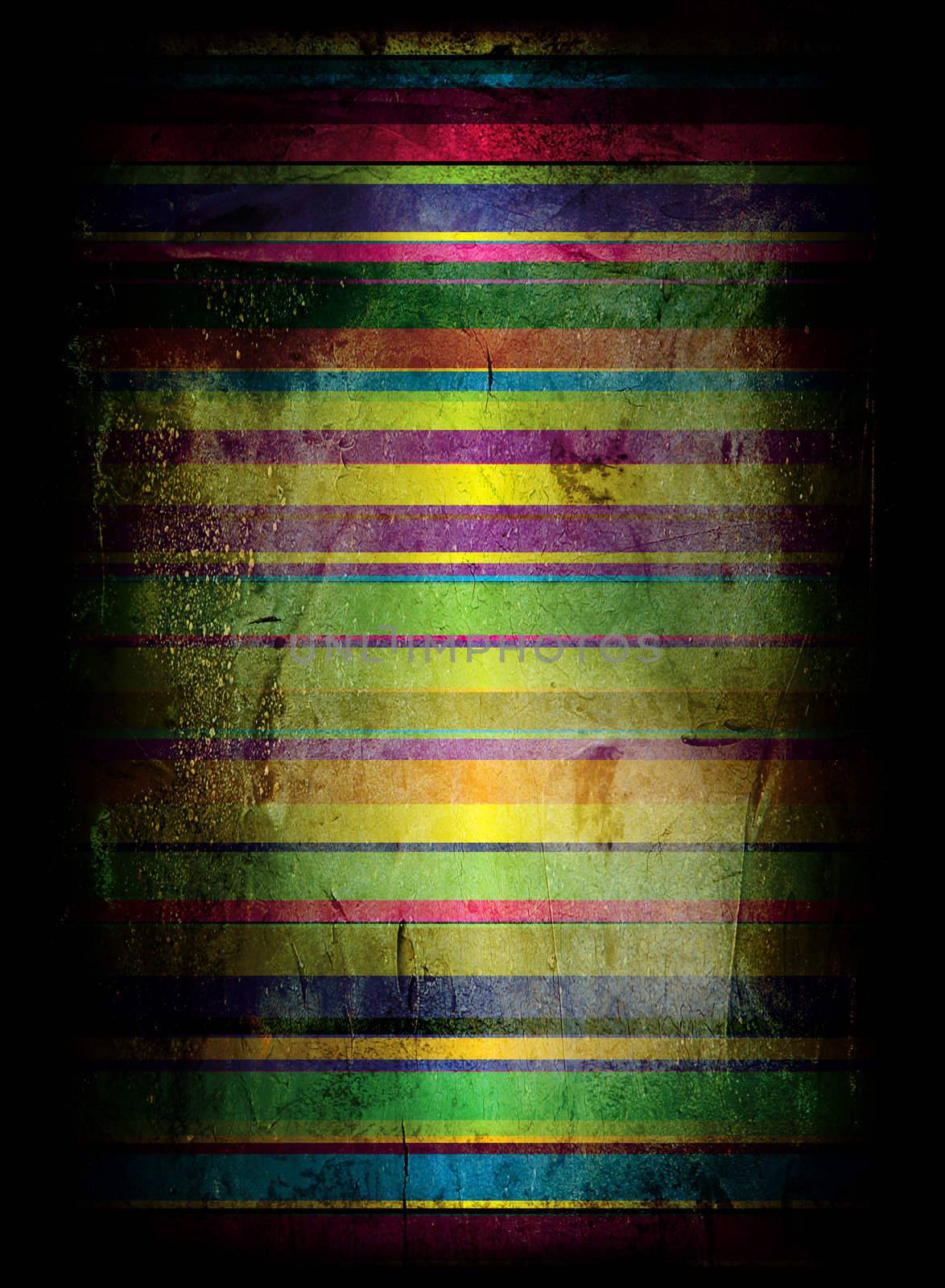 grunge rainbow background with room to add your own copy