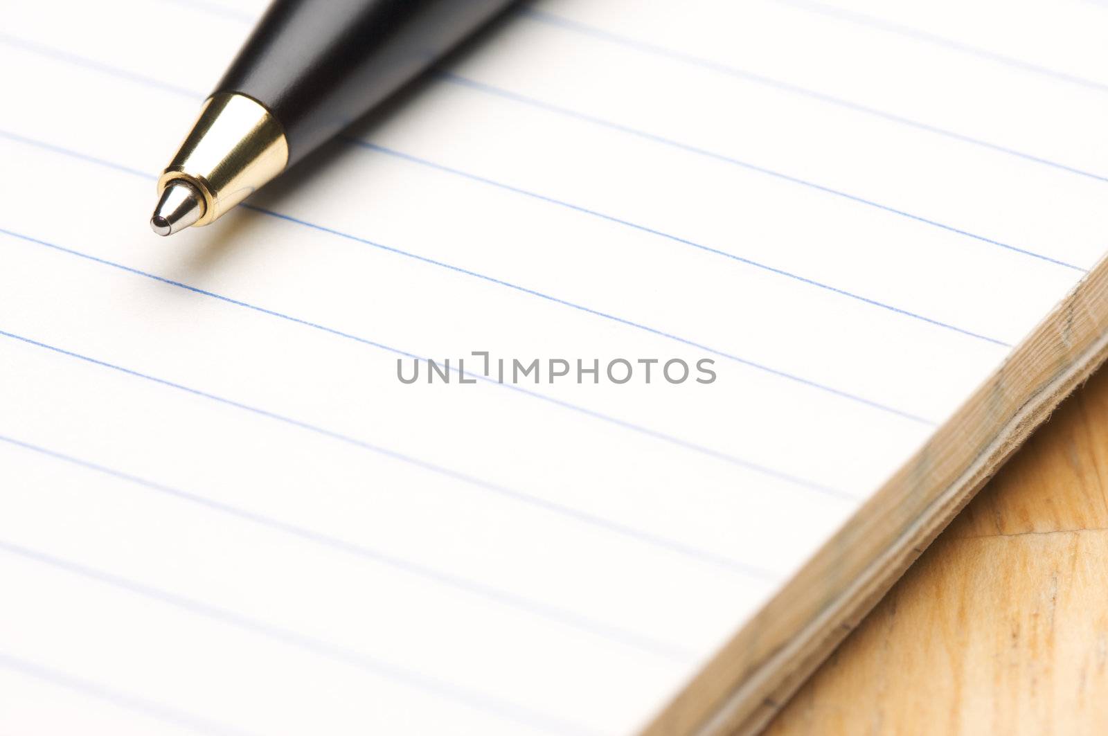 Pen and Pad of Lined Paper