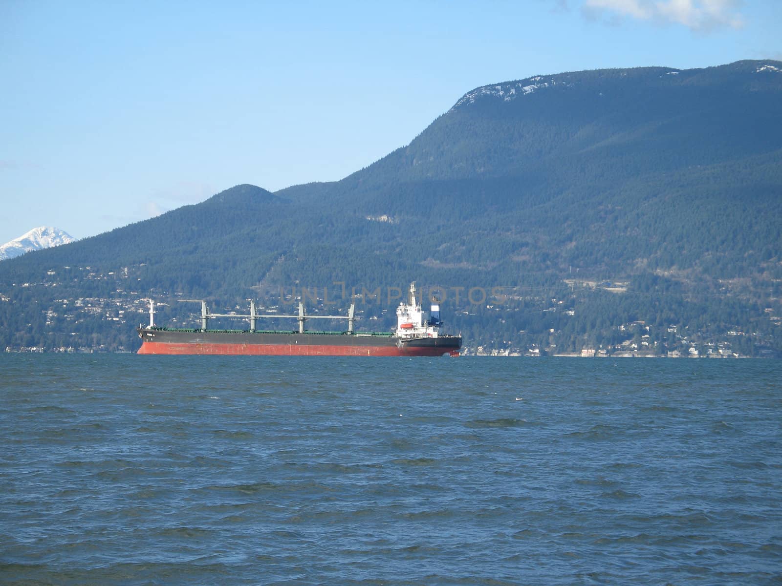 large tanker on the ocean