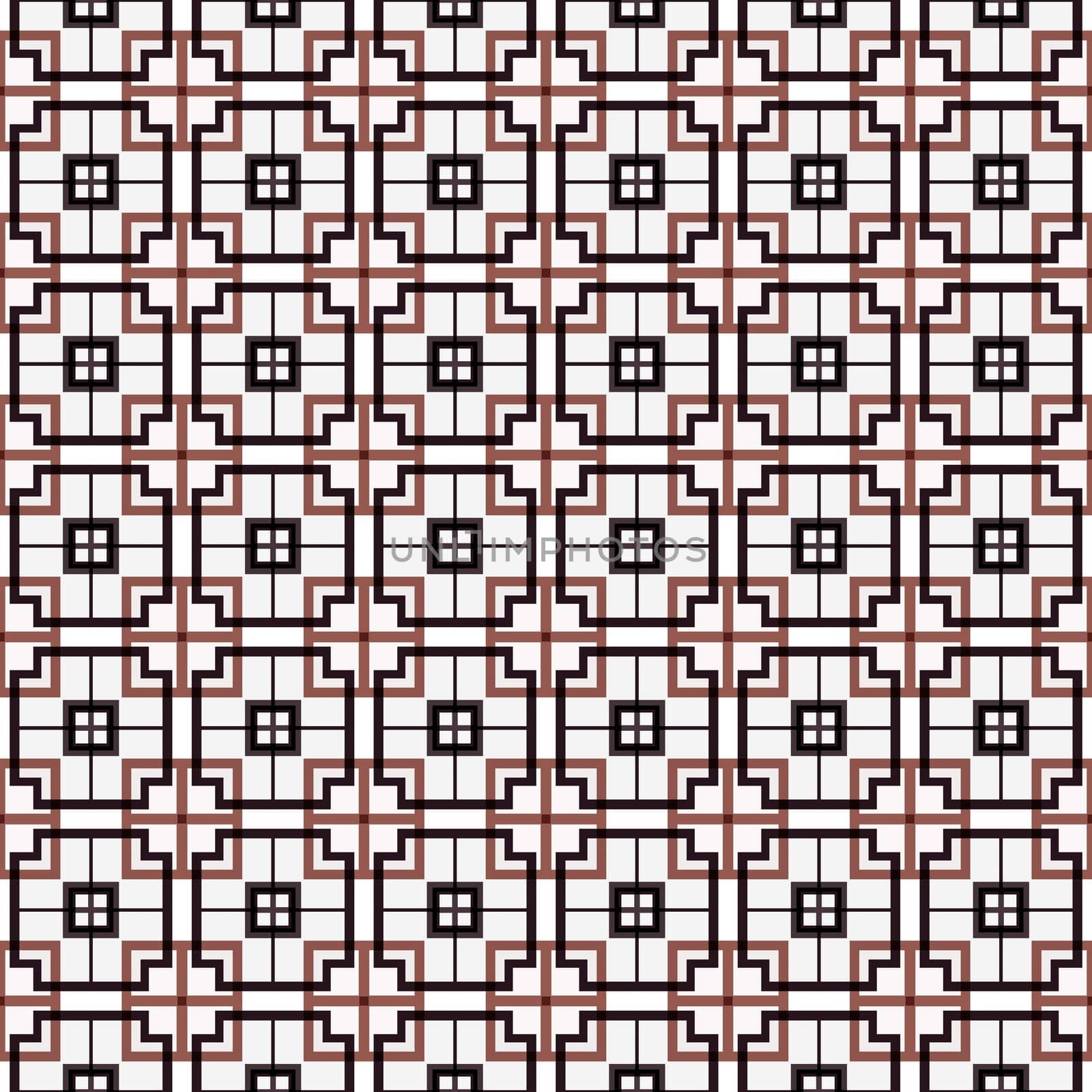 abstract mosaic pattern with brown and black squares