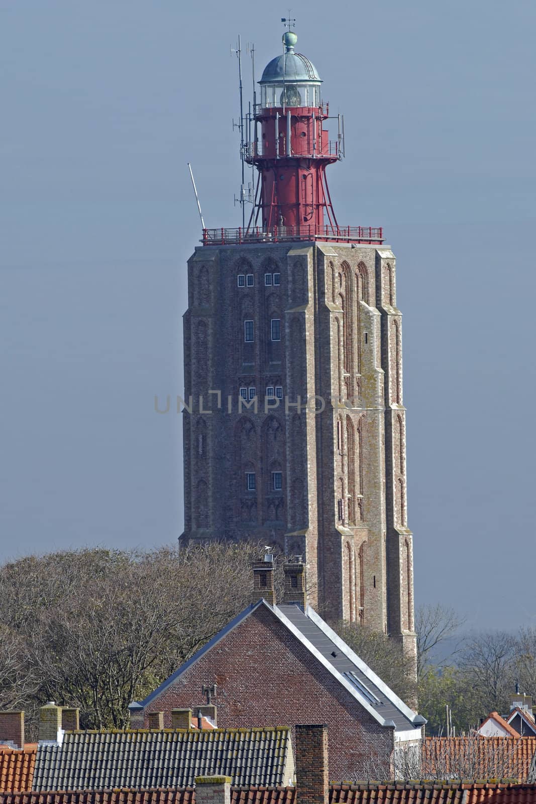 Lighthouse on the top of a bell tower