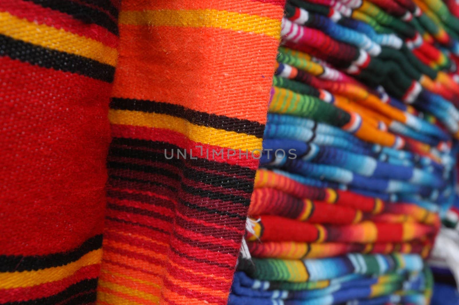 Colorful details of market in San Cristobal de las Casas