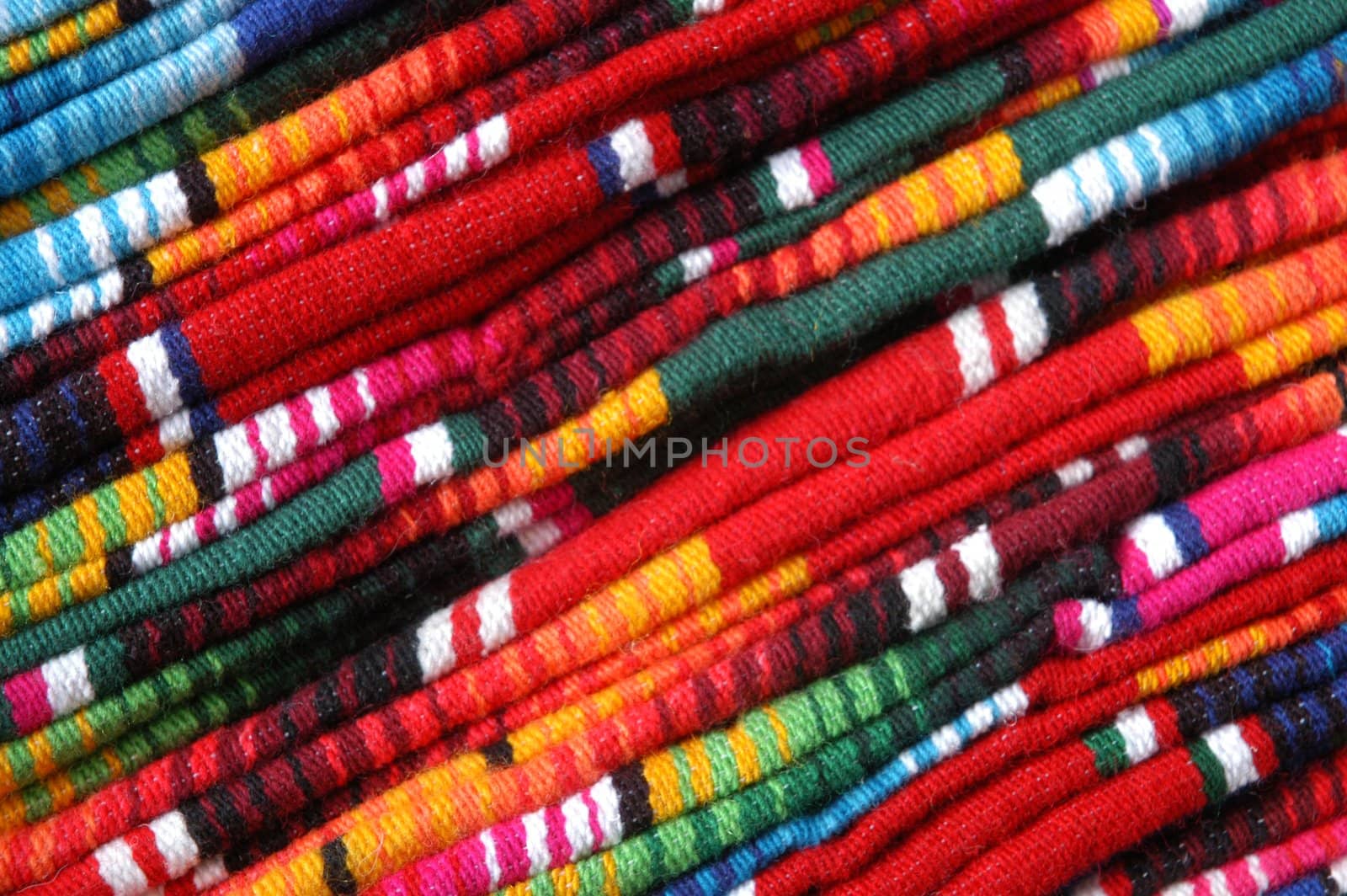 Colorful details of market in San Cristobal de las Casas