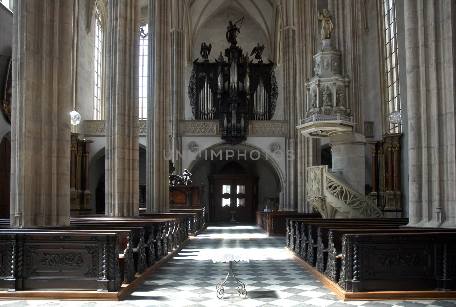Interior of bohemian katholic church by haak78