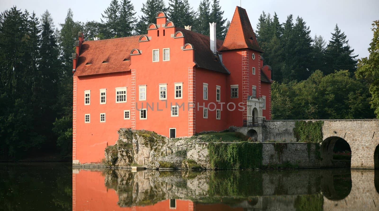 The red water chateau in the the Czech republic - Cervena Lhota by haak78