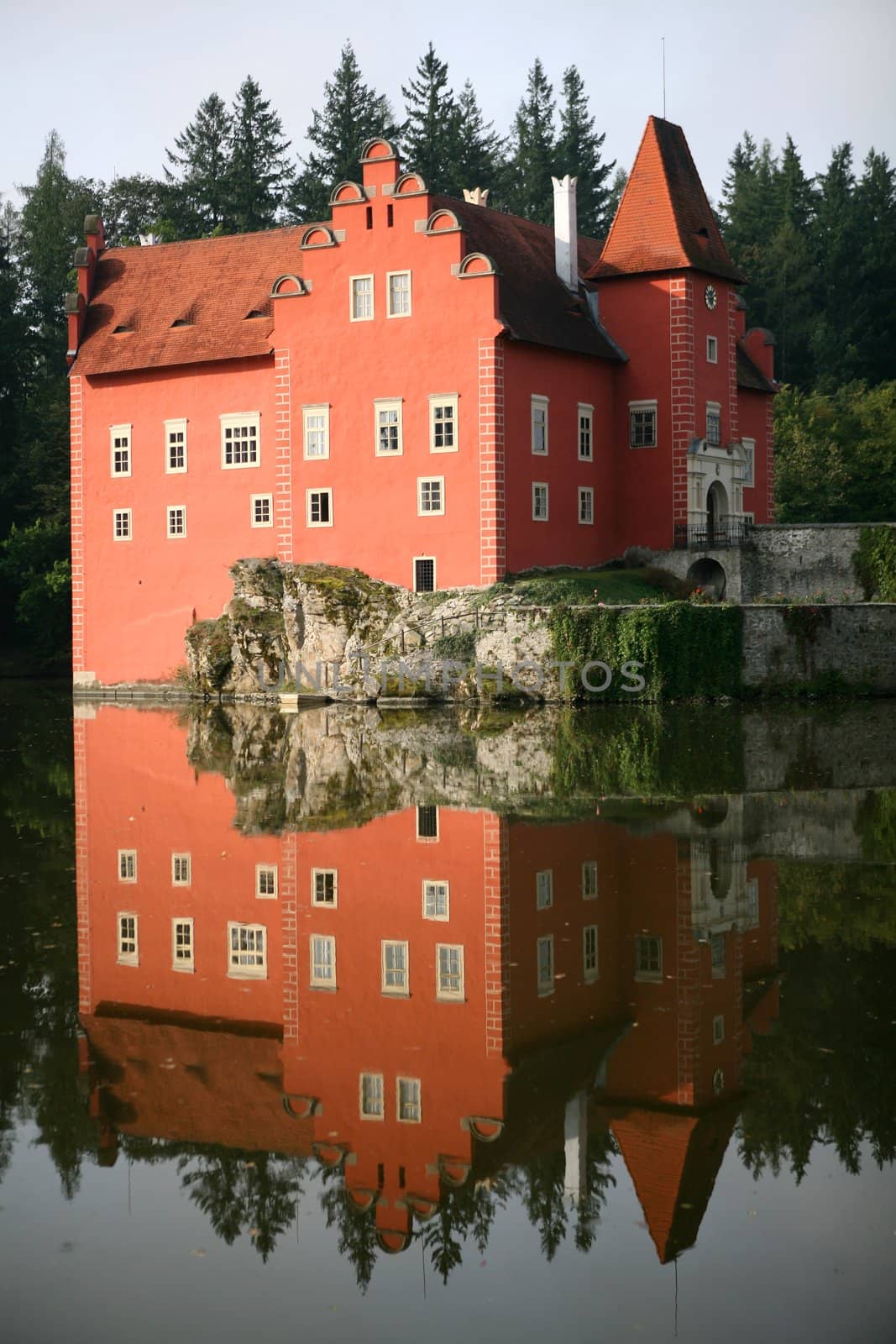 The red water chateau in the the Czech republic - Cervena Lhota by haak78