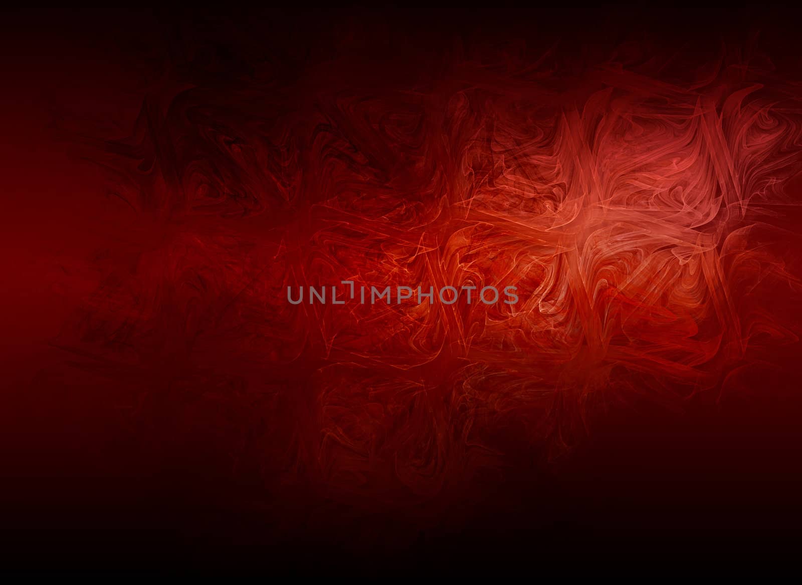 Power, abstract structures in red on a dark background by FernandoCortes