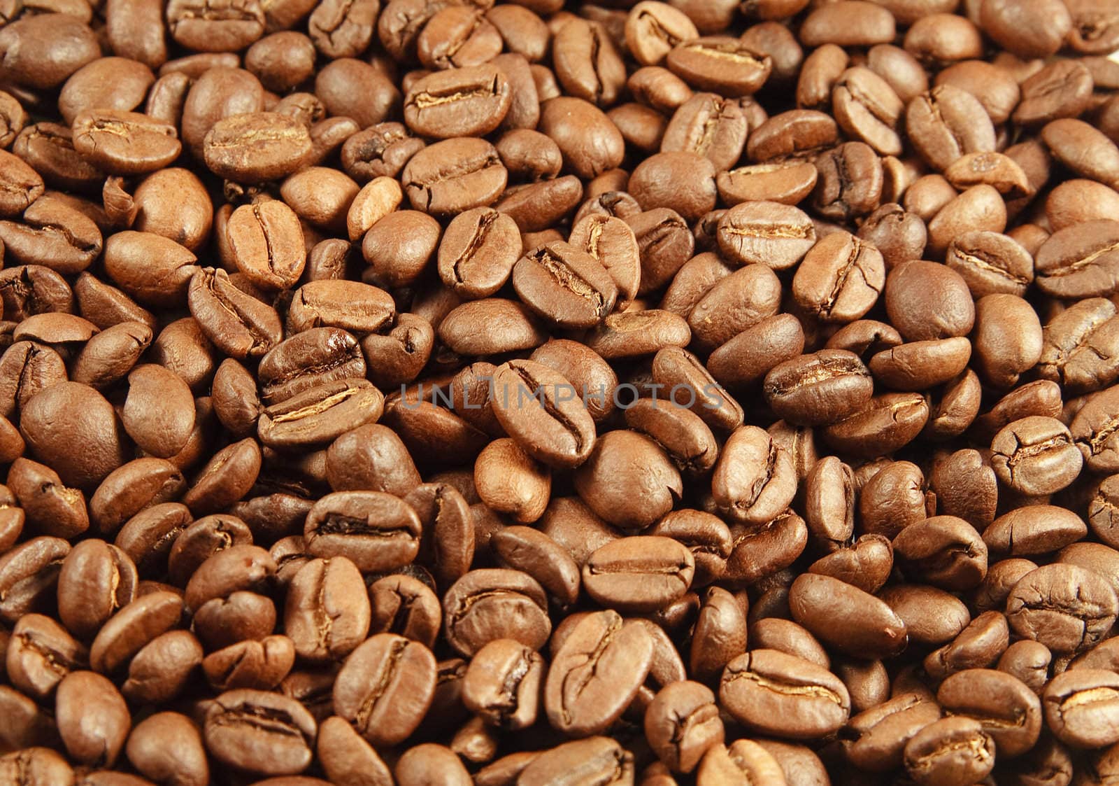 Roasted coffee beans by serpl