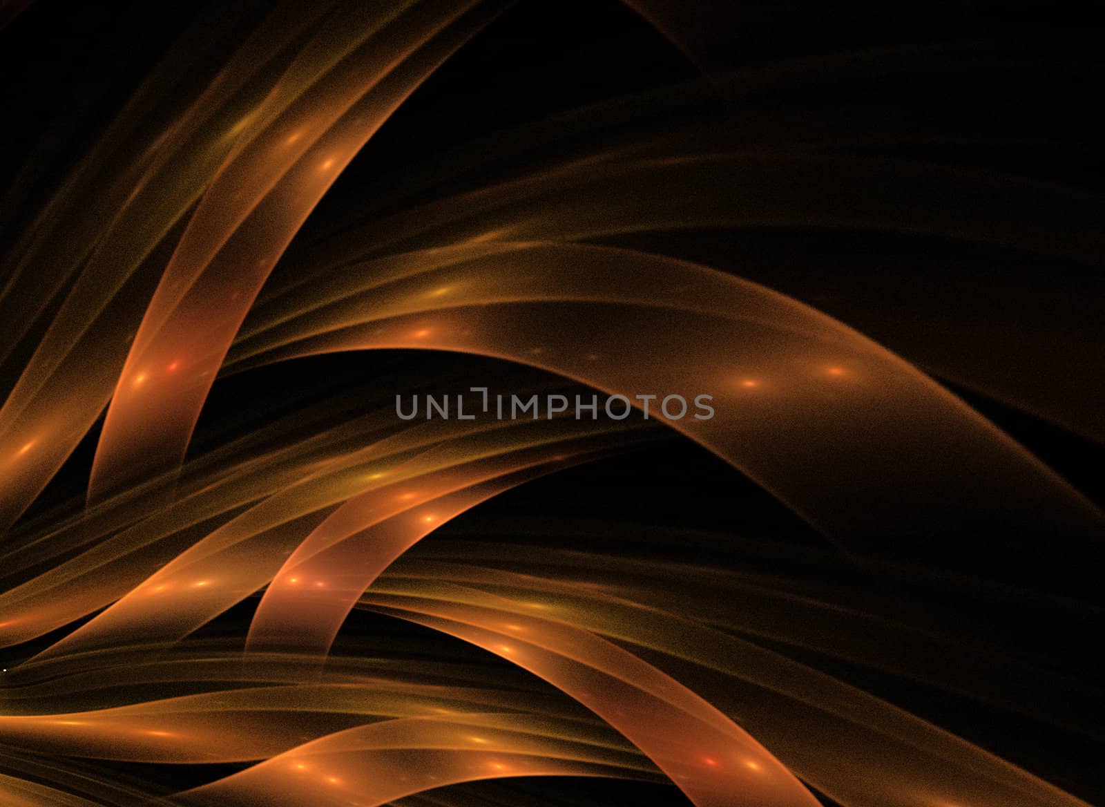 Black background with colorful shapes and abstract forms. by FernandoCortes