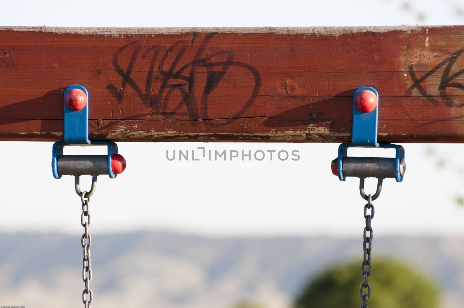 children's playground picture with vivid colors